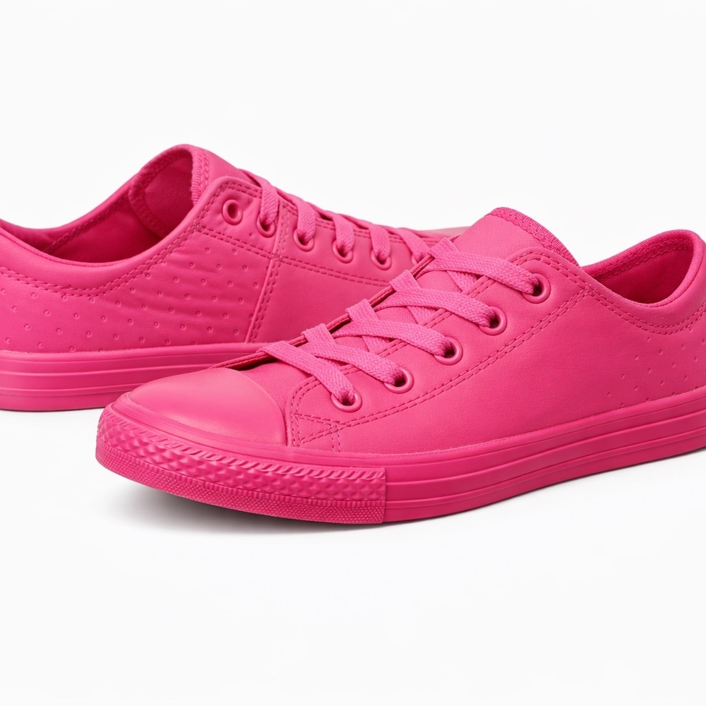 Converse Girls Chuck Taylor All Star Madison Ox Fashion Sneaker Pink Size 5 - Picture 1 of 9